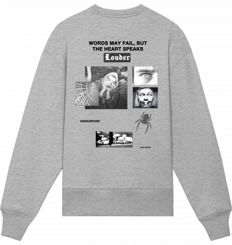 "Louder" Heavy Sweatshirt (Back Print)