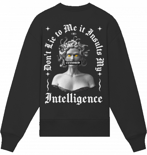 Medusa - Oversize Heavy Sweatshirt (Back Print)