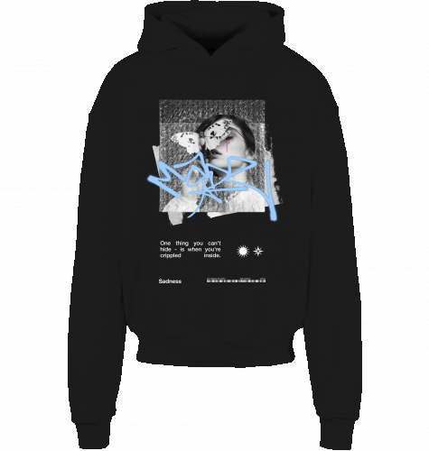 Mad - Oversize Heavy Hoodie (Front Print)