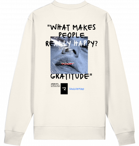 Gratitude Icon Sweatshirt (Back Print)