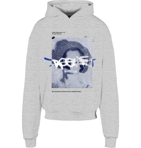 "Yourself" Heavy French Terry Hoody (Front Print)