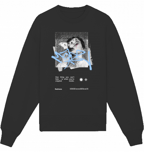 Mad - Oversize Heavy Sweatshirt (Front Print)