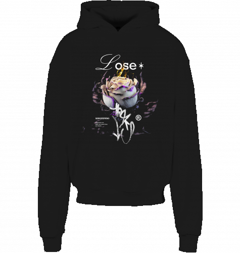 Lose - Oversize Heavy Hoodie (Front Print)