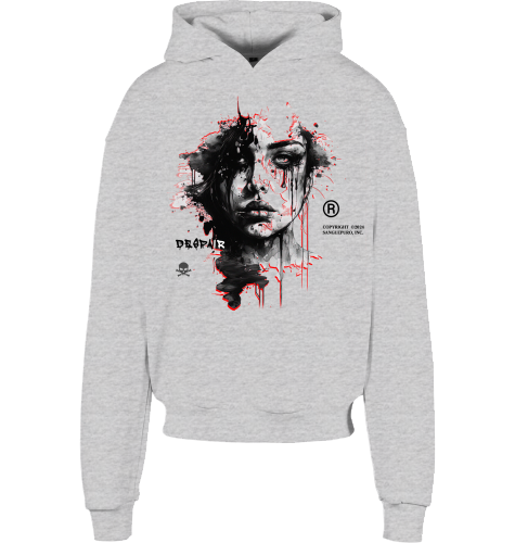 Despair - Oversize Heavy Hoodie  (Front Print)