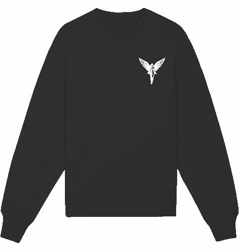 Angel Heavy Oversize Sweatshirt Front Print