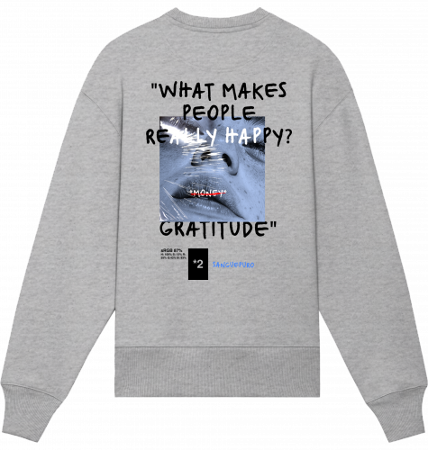 Gratitude - Oversize Heavy Sweatshirt (Back Print)