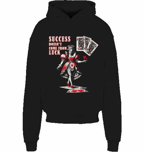 Luck - Oversize Heavy Hoodie (Front Print)