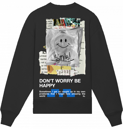 Smile Heavy Sweatshirt (Back Print)