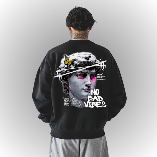 Bad Heavy Oversize Sweatshirt Back Print