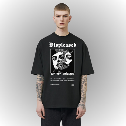 Displeased Heavy Oversize Tee Front Print