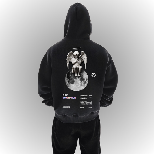 Imagination Heavy Oversize Hoodie Back Print