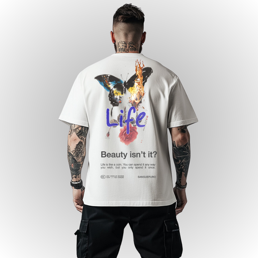 Life Heavy Oversize Tee Back Print