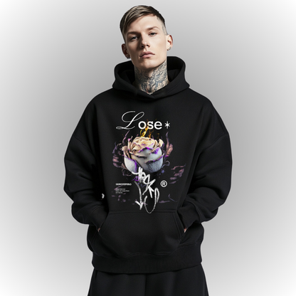 Lose Heavy Oversize Hoodie Front Print