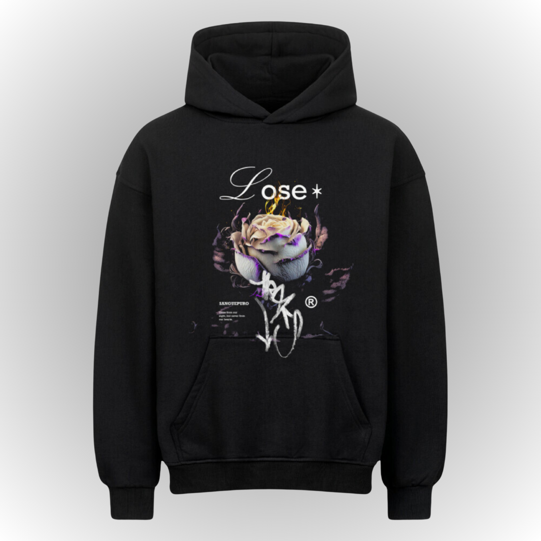 Lose Heavy Oversize Hoodie Front Print