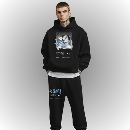 Mad Heavy Sweatpants Front Print