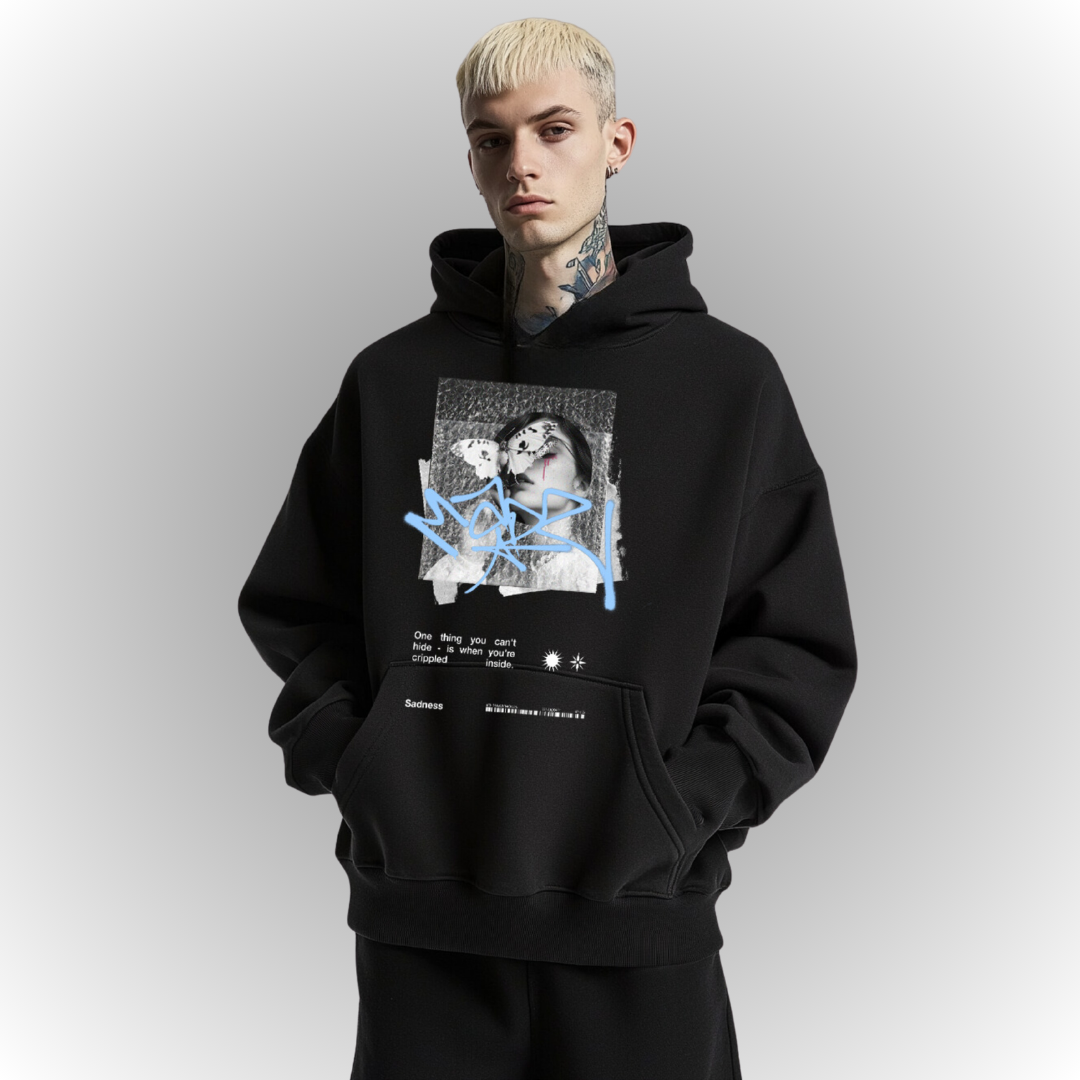 Mad Heavy Oversize Hoodie Front Print