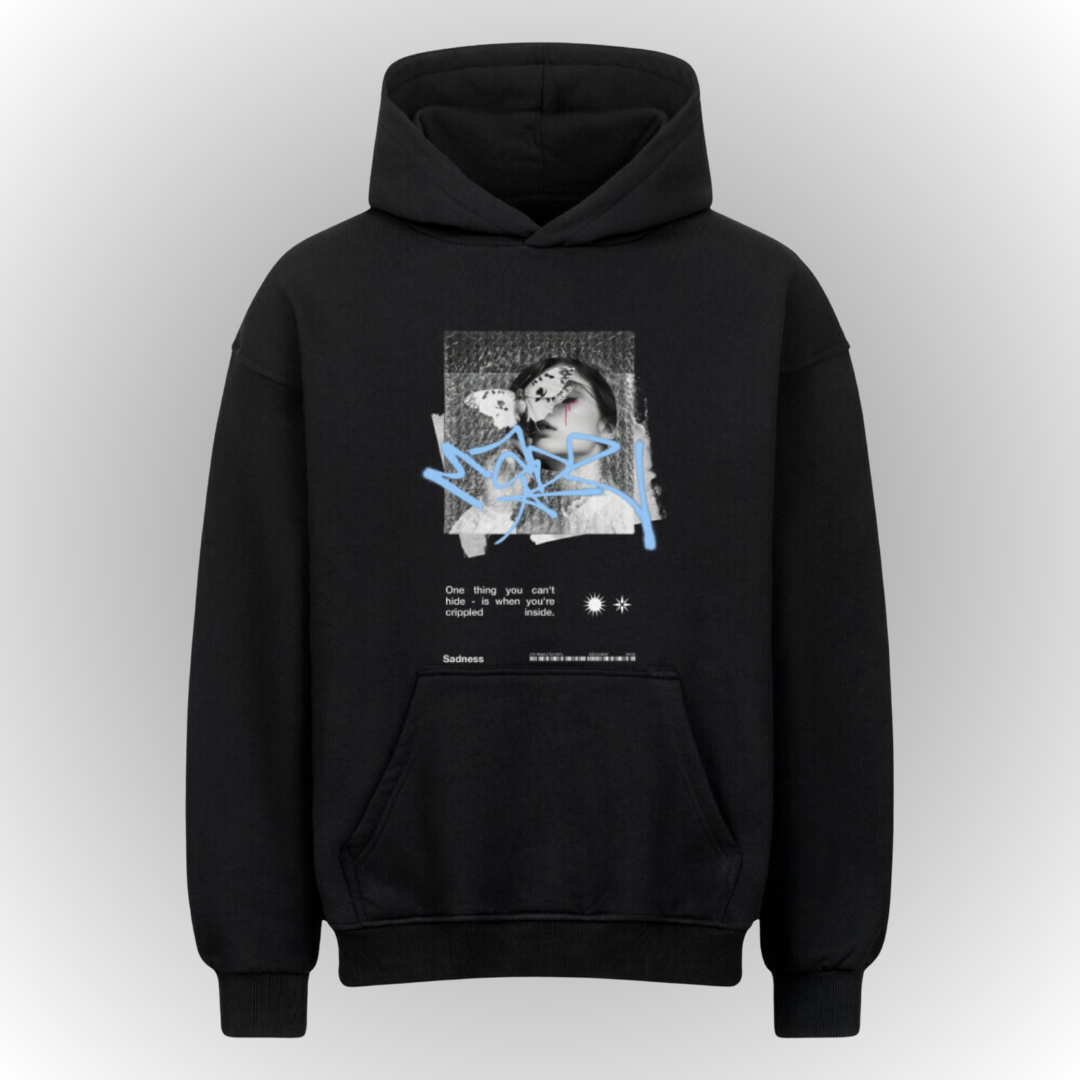 Mad Heavy Oversize Hoodie Front Print