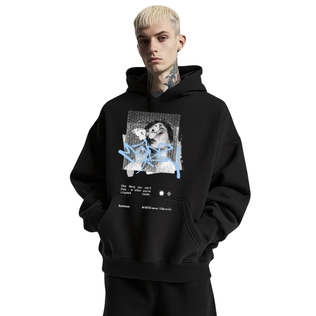 MAD Oversize Hoodie Frontprint