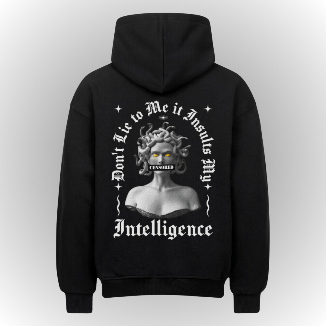 Medusa Heavy Oversize Hoodie Back Print