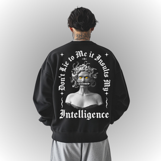 Medusa Oversize Heavy Sweatshirt Back Print