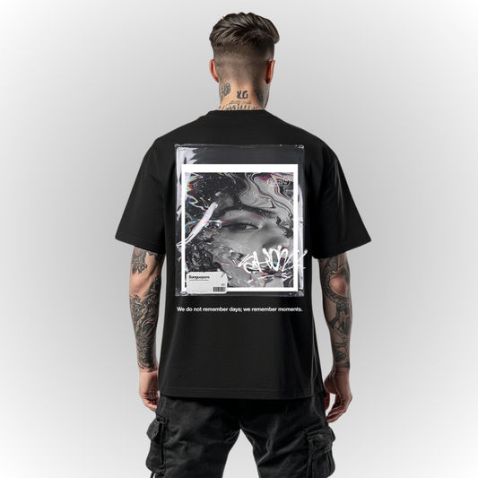 Moments Heavy Oversize Tee Back Print