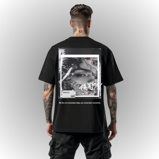 Moments Heavy Oversize Tee Back Print