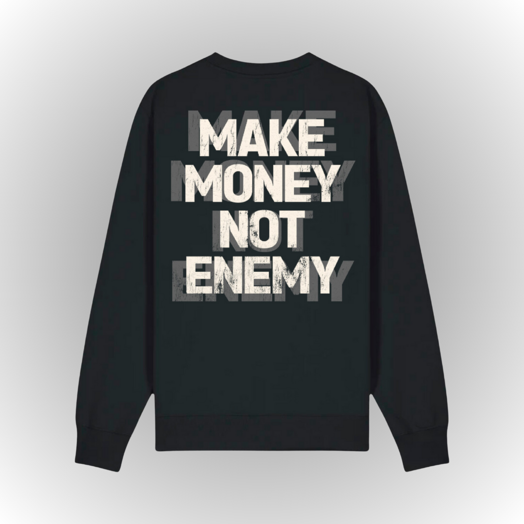 Money Heavy Oversize Sweatshirt Back Print