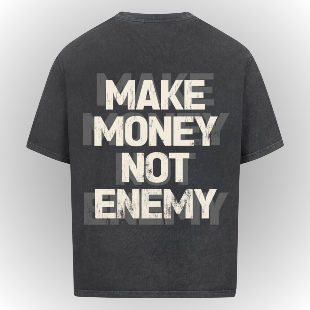 Money Heavy Oversize Tee Back Print