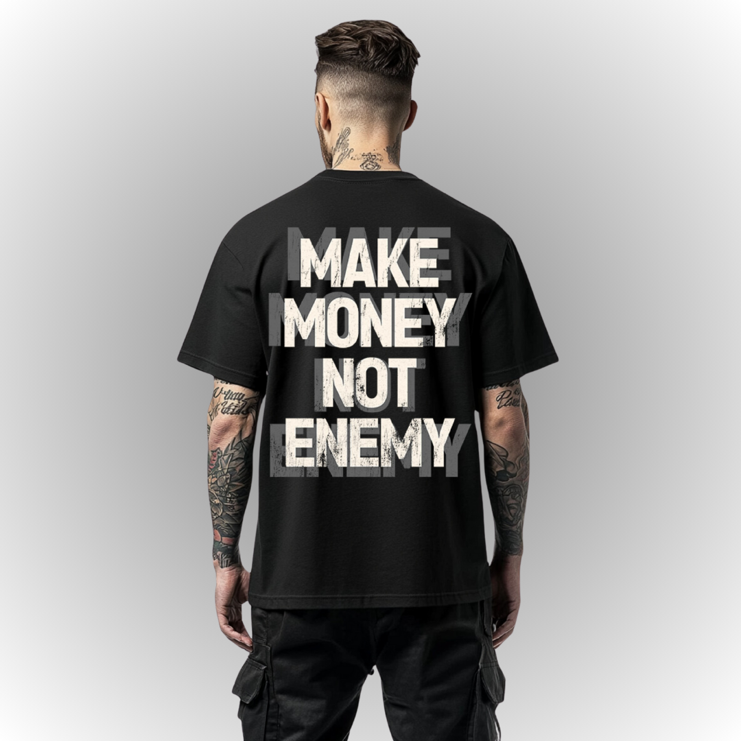 Money Heavy Oversize Tee Back Print