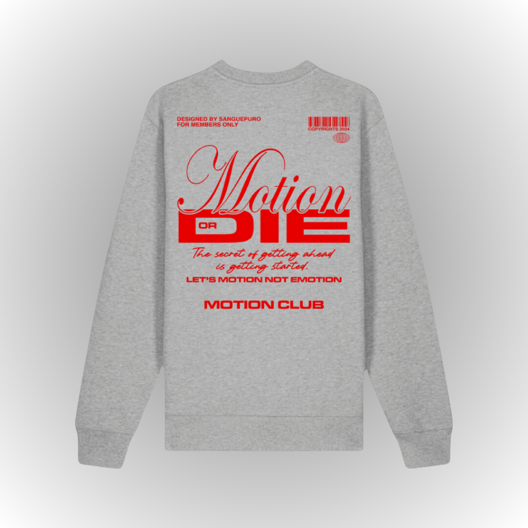 Motion Heavy Oversize Sweatshirt Back Print