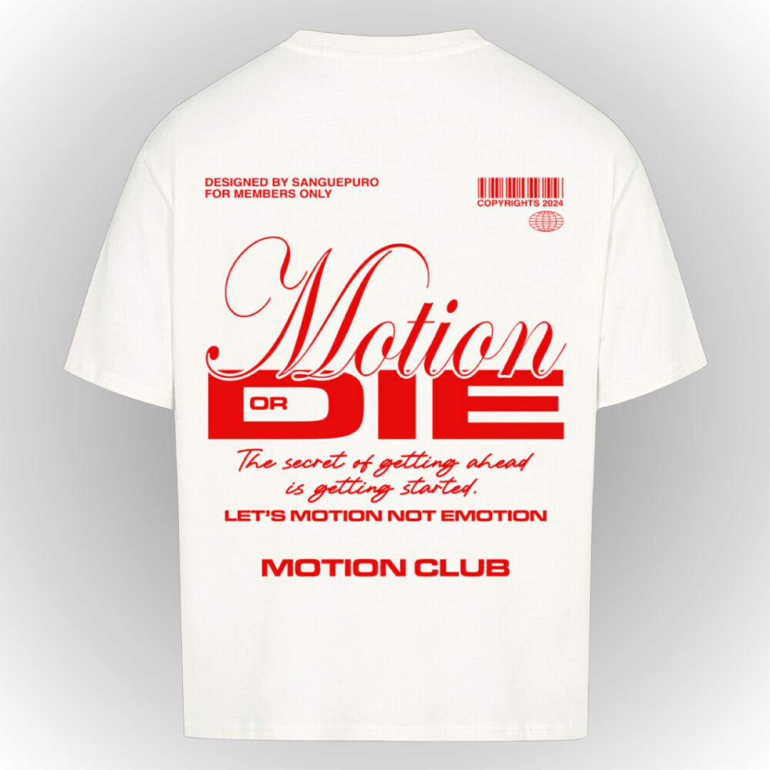 Motion Heavy Oversize Tee Back Print