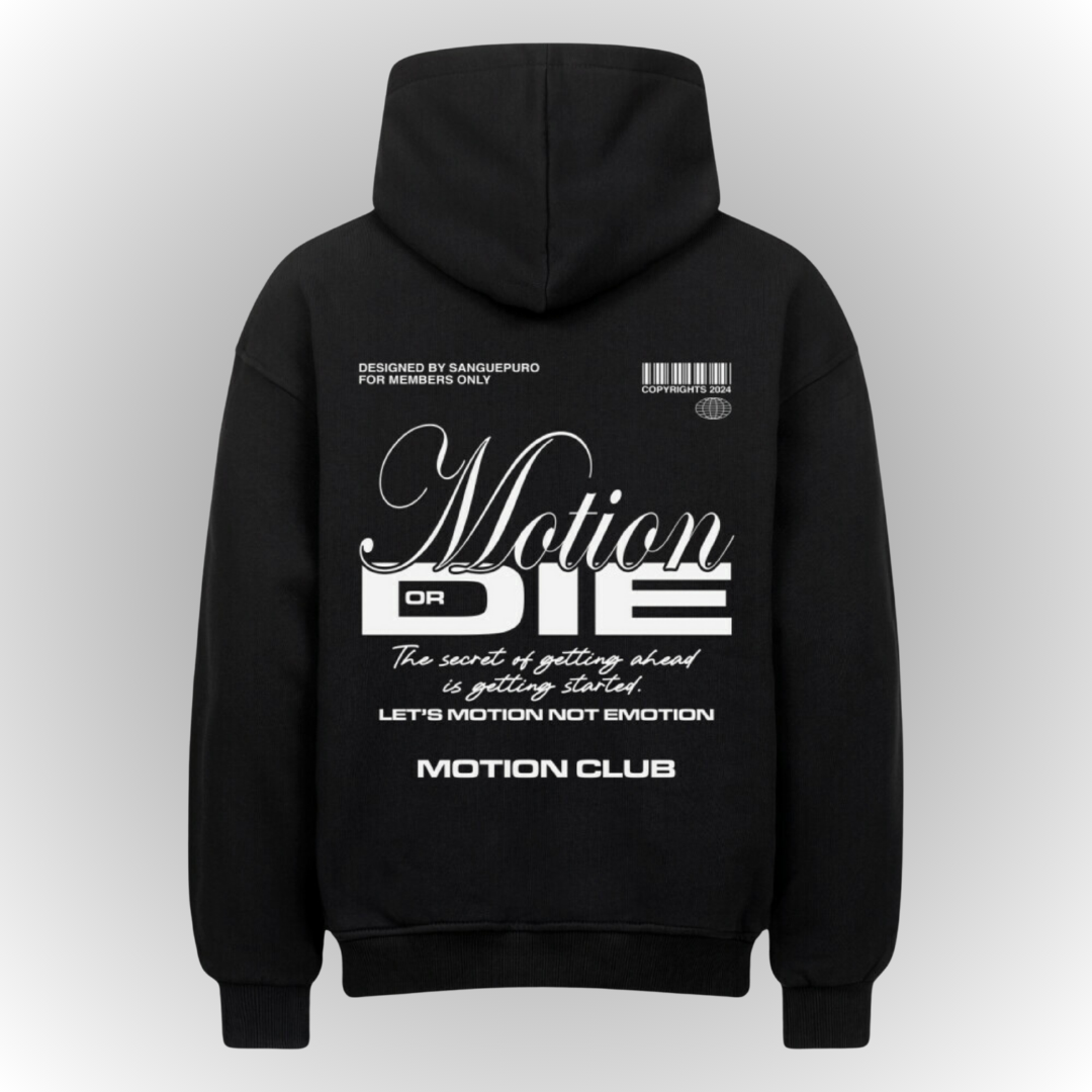 Motion Heavy Oversize Hoodie Back Print