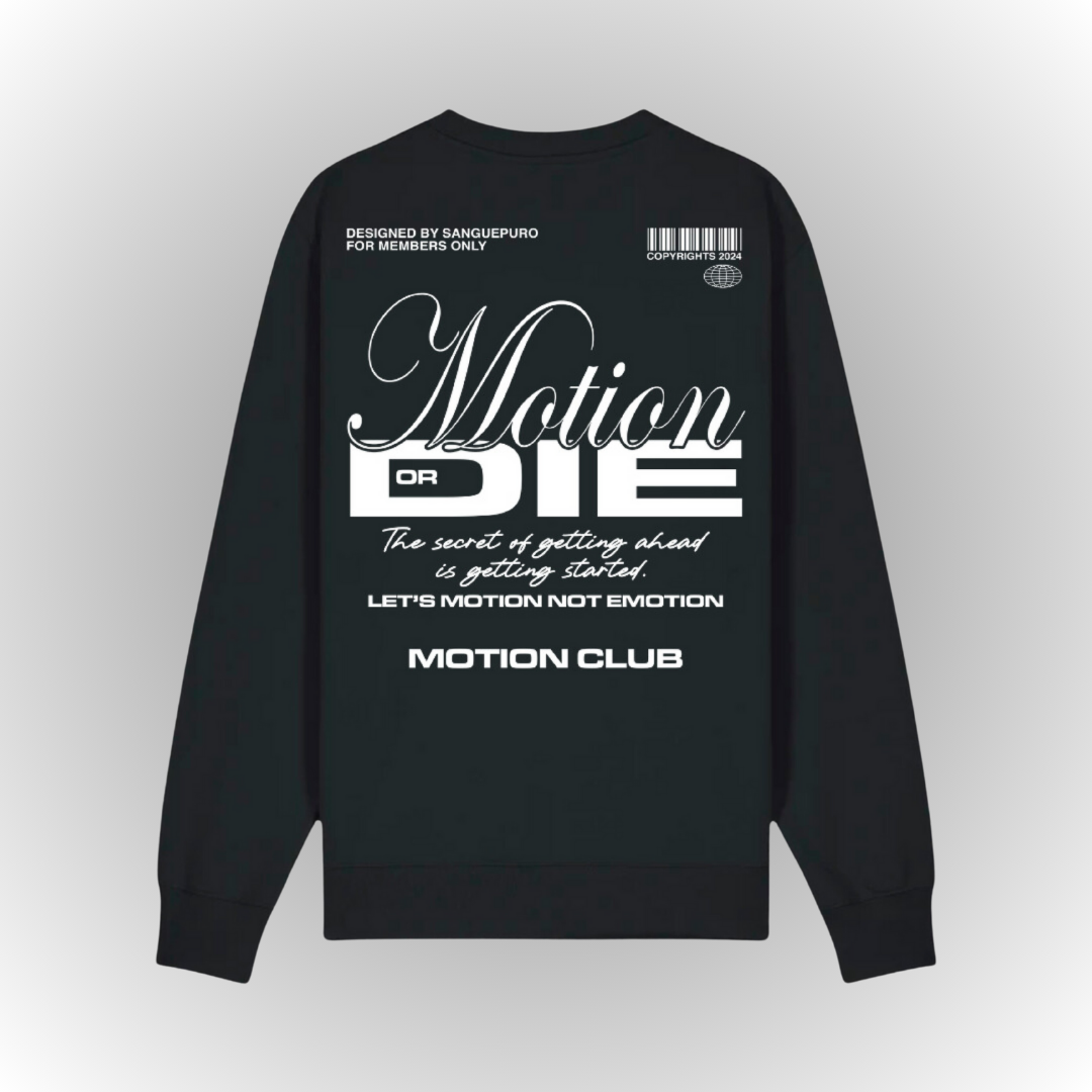 Motion Heavy Oversize Sweatshirt Back Print