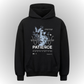 Patience Heavy Oversize Hoodie Front Print