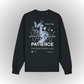 Patience Oversize Heavy Sweatshirt Front Print