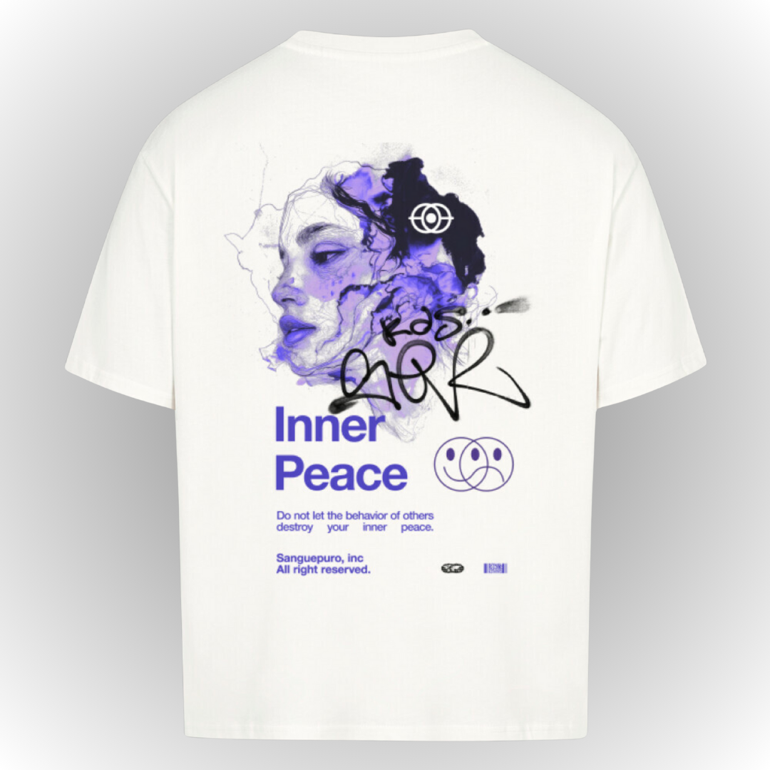 Peace Heavy Oversize Tee Back Print