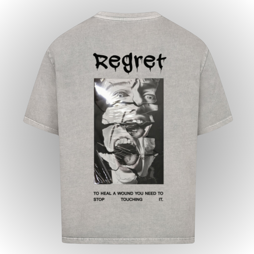 Regret Heavy Oversize Tee Back Print