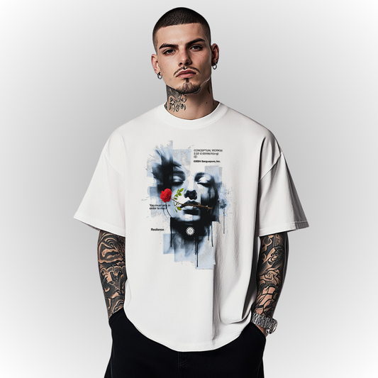 Resilience Heavy Oversize Tee Front Print