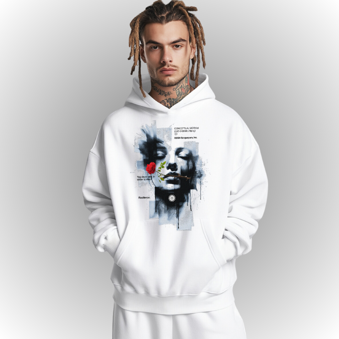 Resilience Heavy Oversize Hoodie Front Print