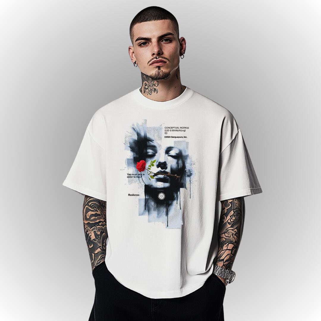 Resilience Heavy Oversize Tee Front Print