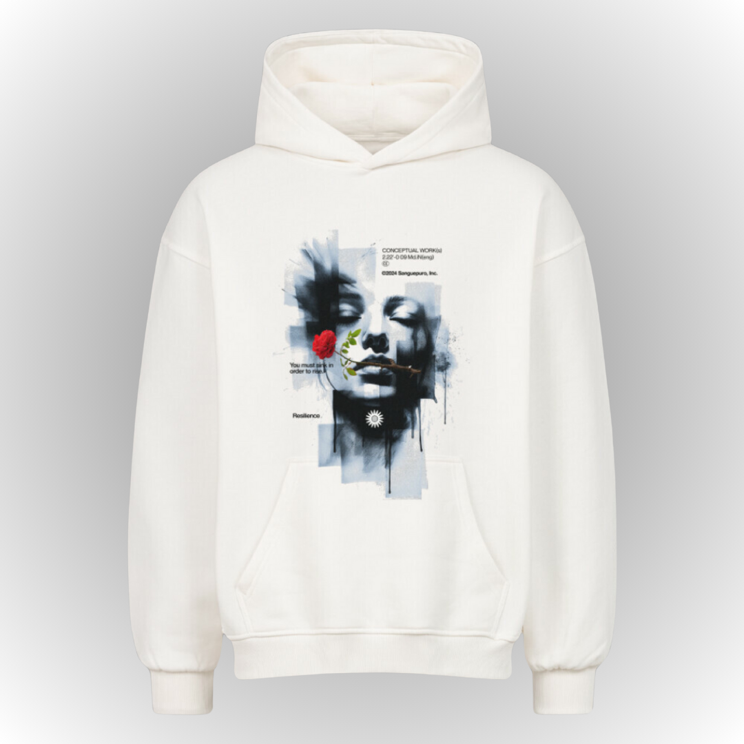 Resilience Heavy Oversize Hoodie Front Print