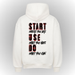 Start Heavy Oversize Hoodie Back Print