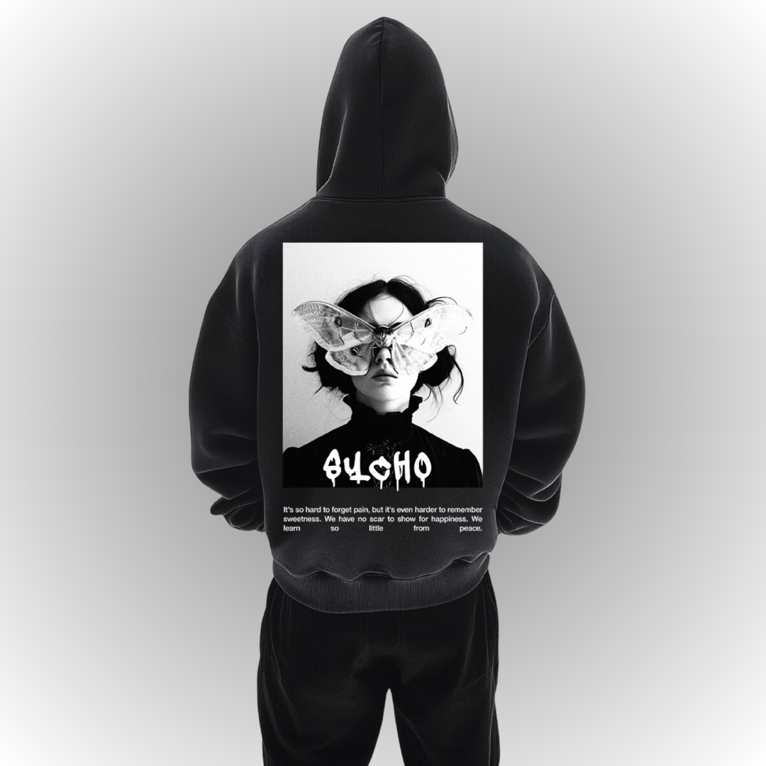 Sycho Heavy Oversize Hoodie Back Print