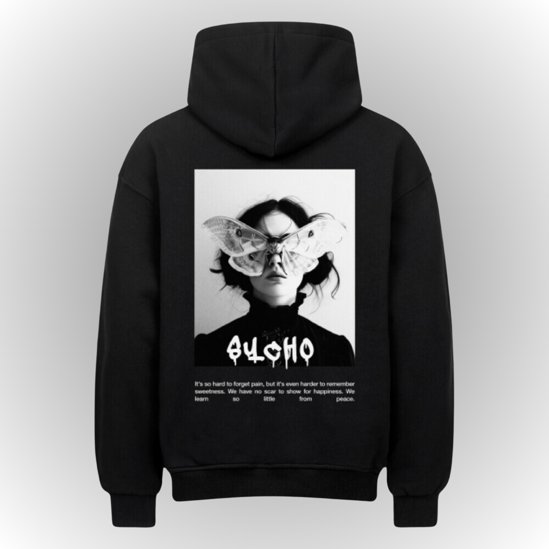 Sycho Heavy Oversize Hoodie Back Print