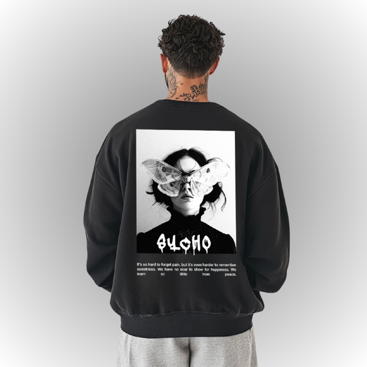 Sycho Oversize Heavy Sweatshirt Back Print