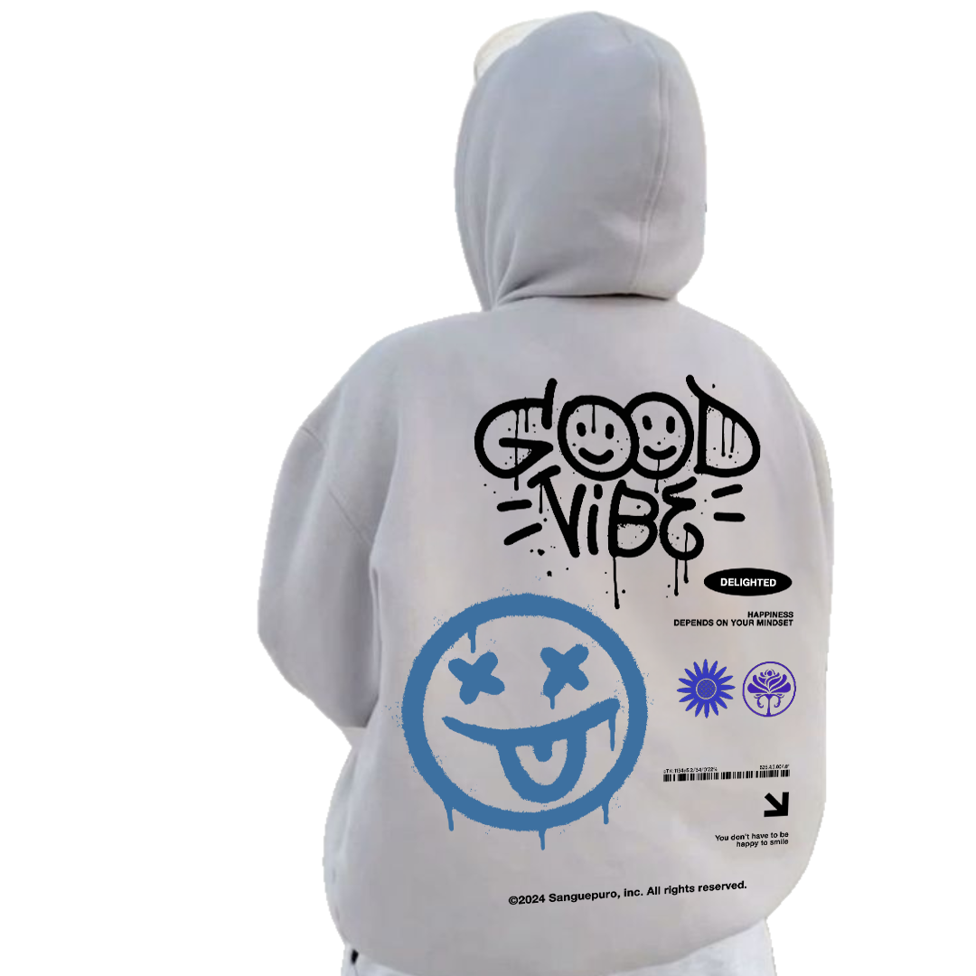 VIBE Oversize Hoodie Backprint