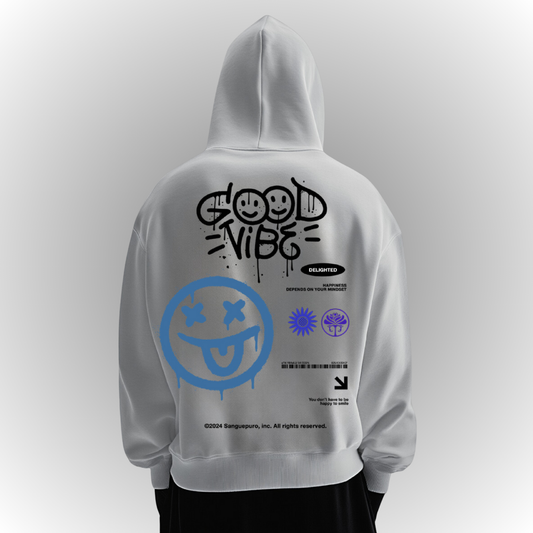 Vibe Heavy Oversie Hoodie Back Print