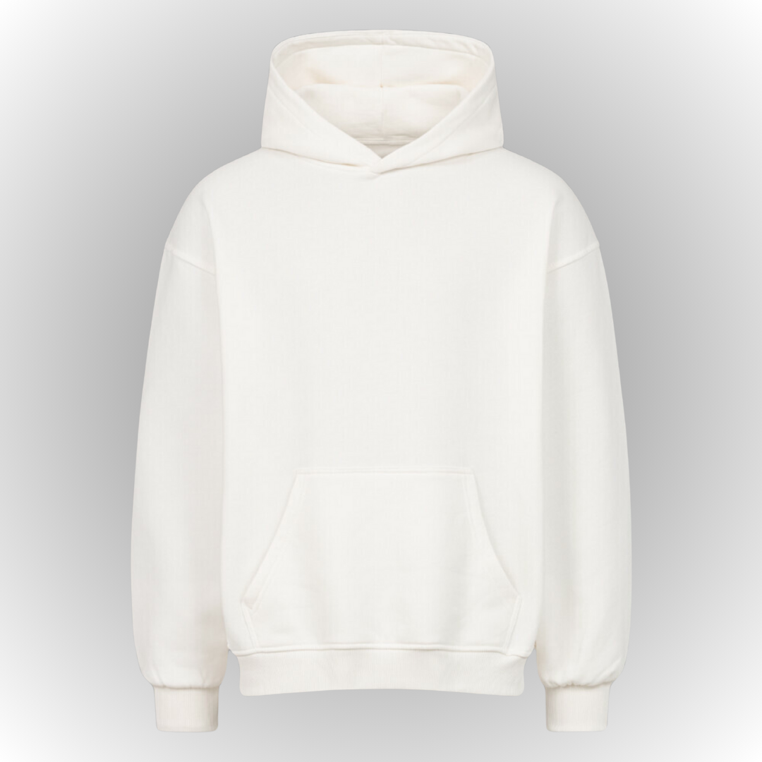 Happiness Heavy Oversize Hoodie Back Print