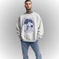 Yourself Oversize Heavy Sweatshirt Front Print