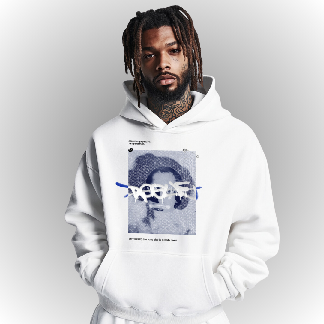 Yourself Heavy Oversize Hoodie Front Print